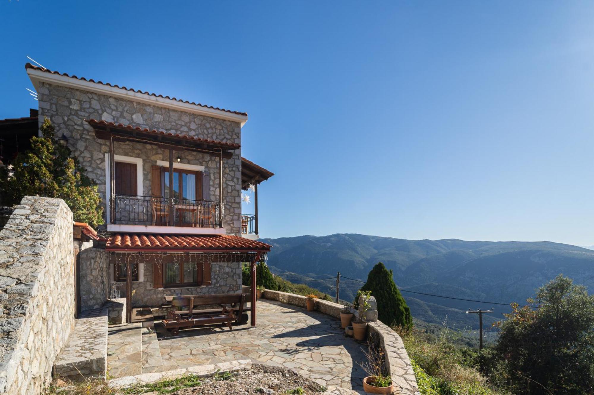 Rock Dandy Deluxe Chalet In Arachova - Delphi, Sauna, Prv Parking, Amazing View ภายนอก รูปภาพ