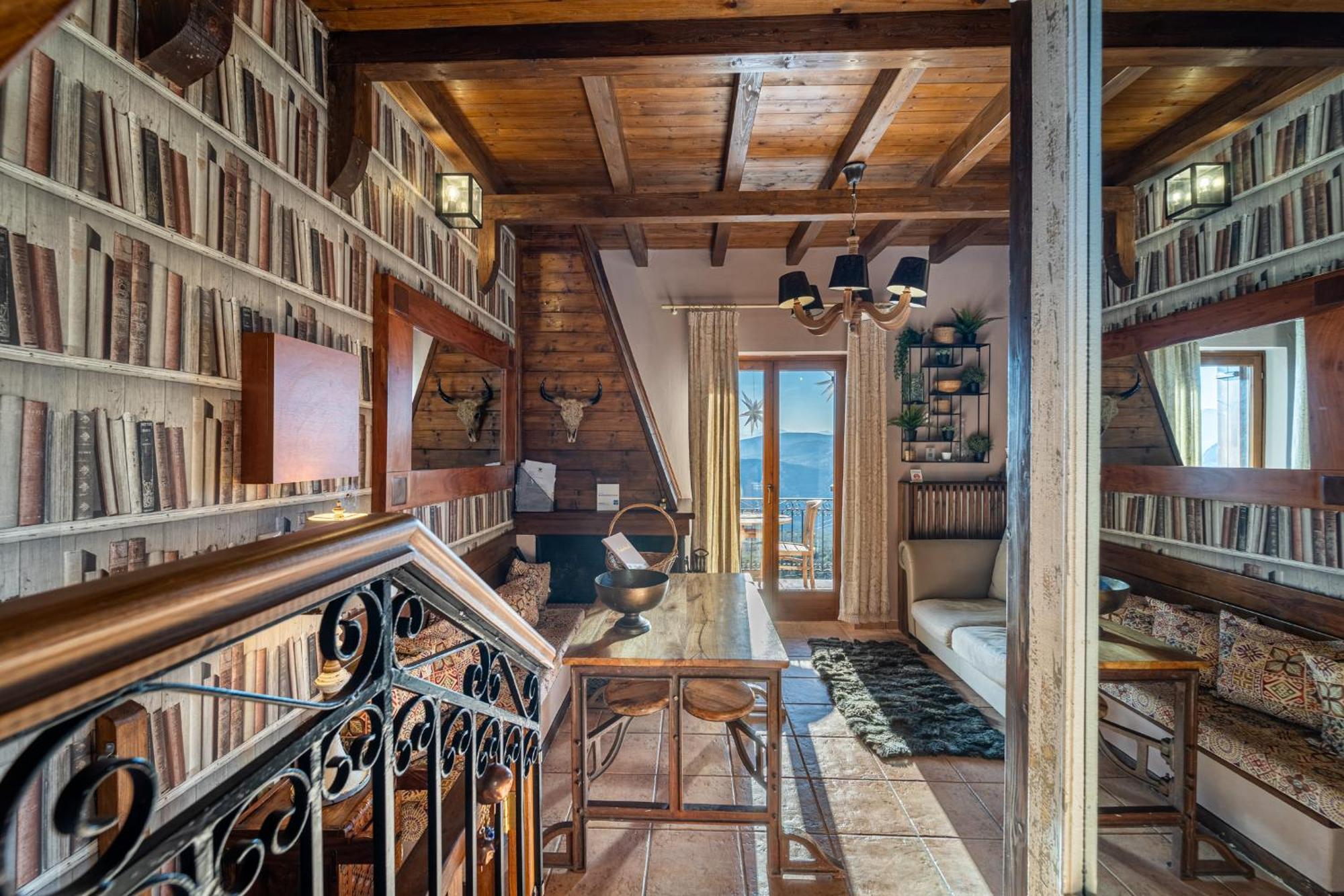 Rock Dandy Deluxe Chalet In Arachova - Delphi, Sauna, Prv Parking, Amazing View ภายนอก รูปภาพ